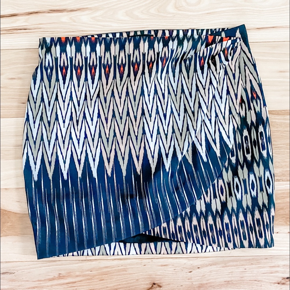 bebe Wrap Mini Skirt